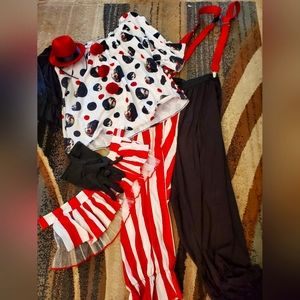 Women's killer clown costume plus size